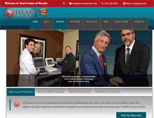 Tablet Screenshot of heartcenterofnv.com